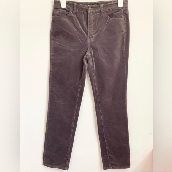 Talbots Velveteen Straight Leg Pants, Size 8P - Picture 2 of 5